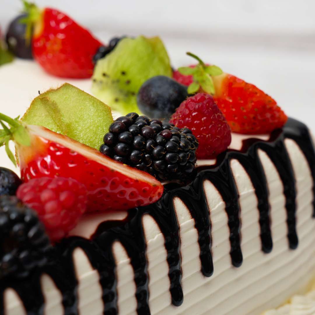 Mixed Fruit Square Cake