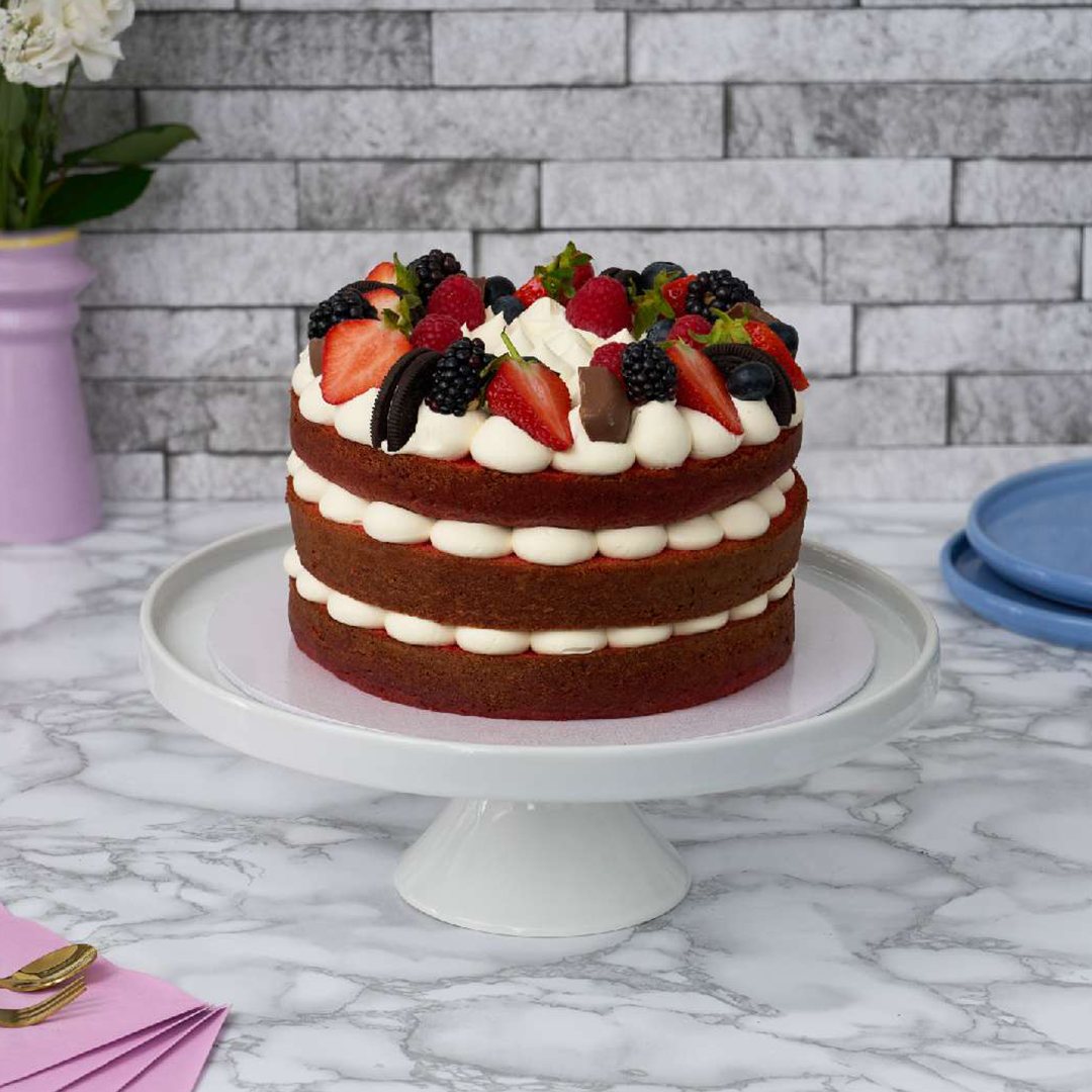 Naked Red Velvet Cake