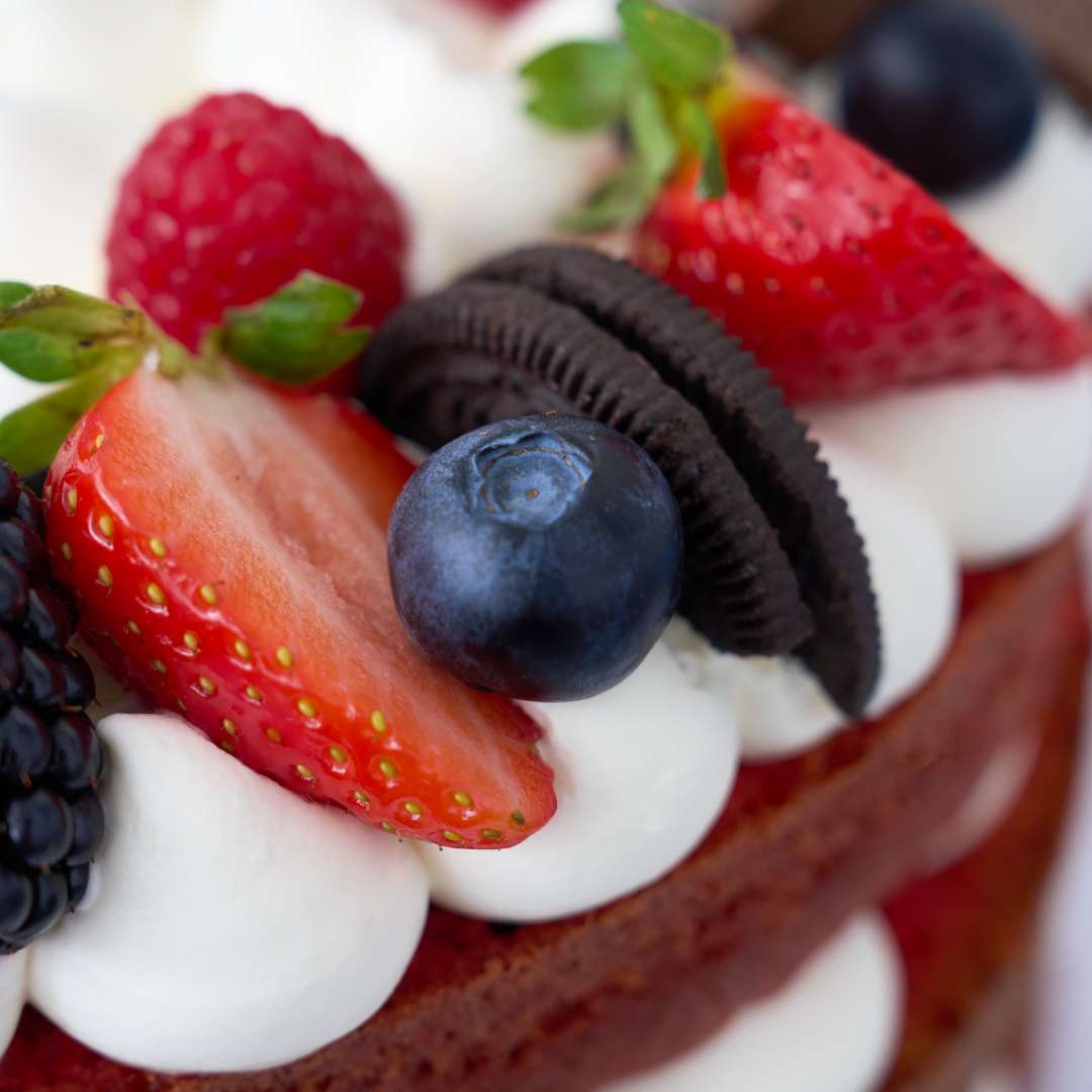 Naked Red Velvet Cake