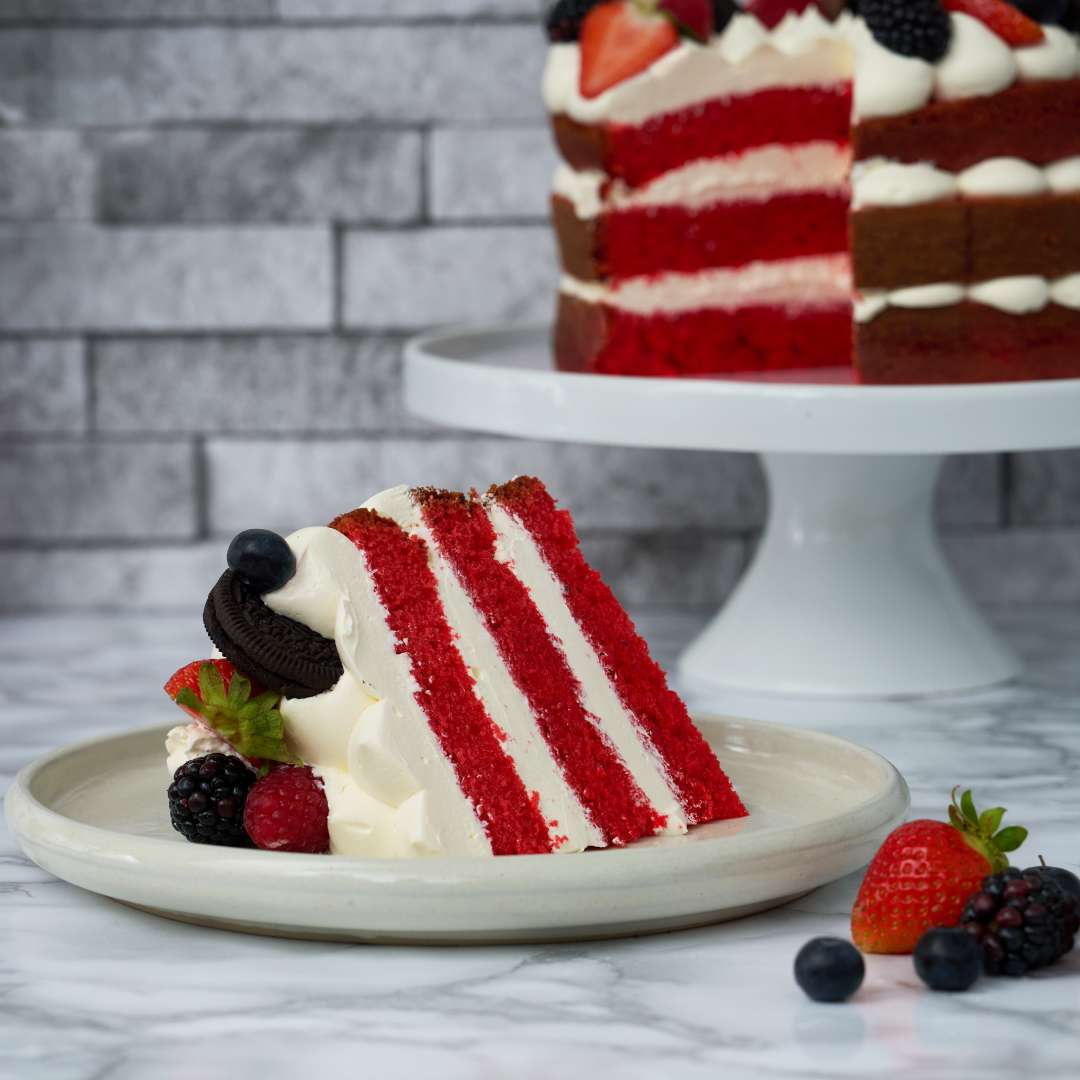 Naked Red Velvet Cake