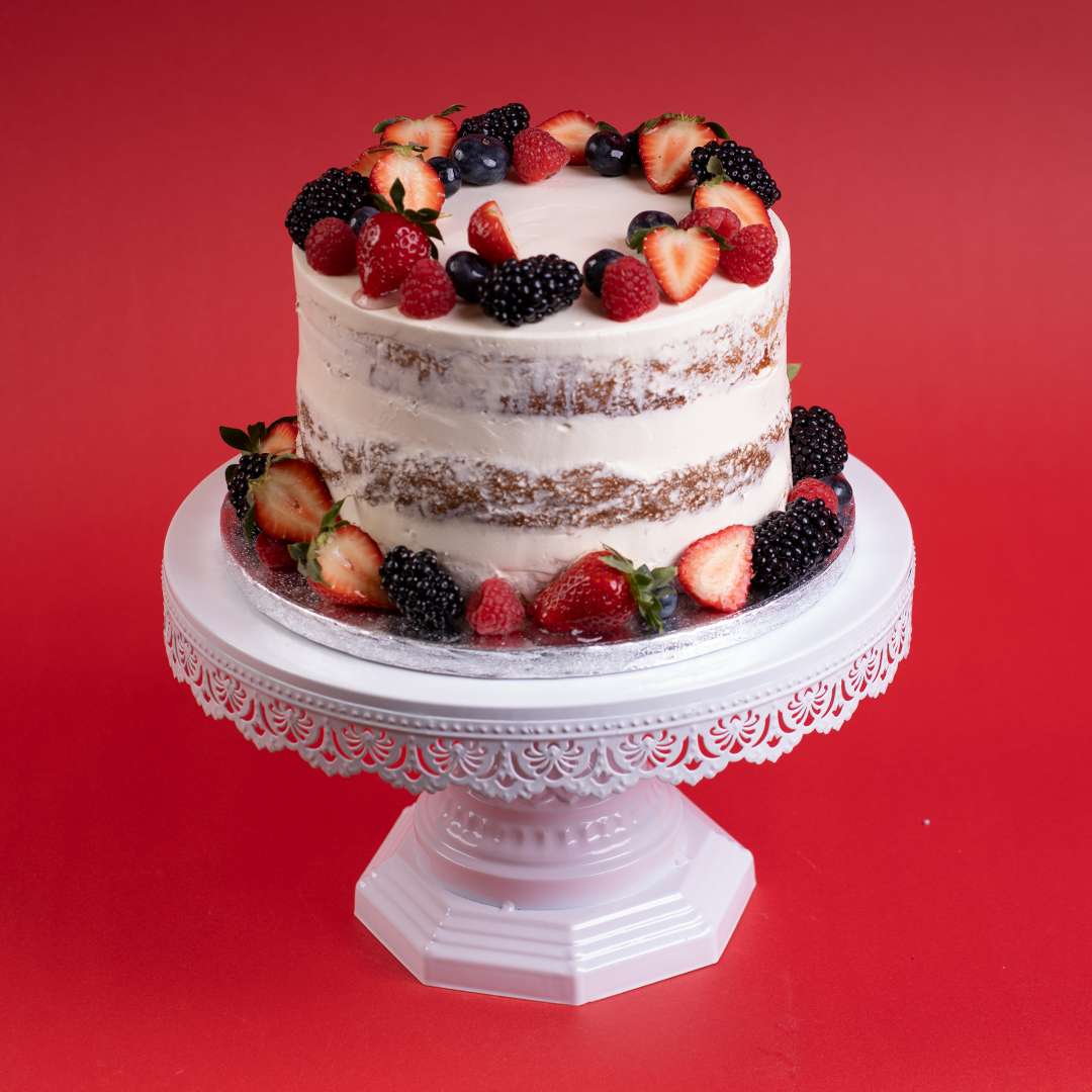 Berry Naked Delight Cake