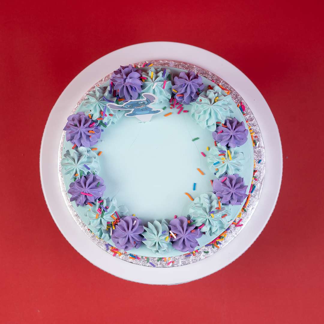 Stitch's Sweet Surprise Cake