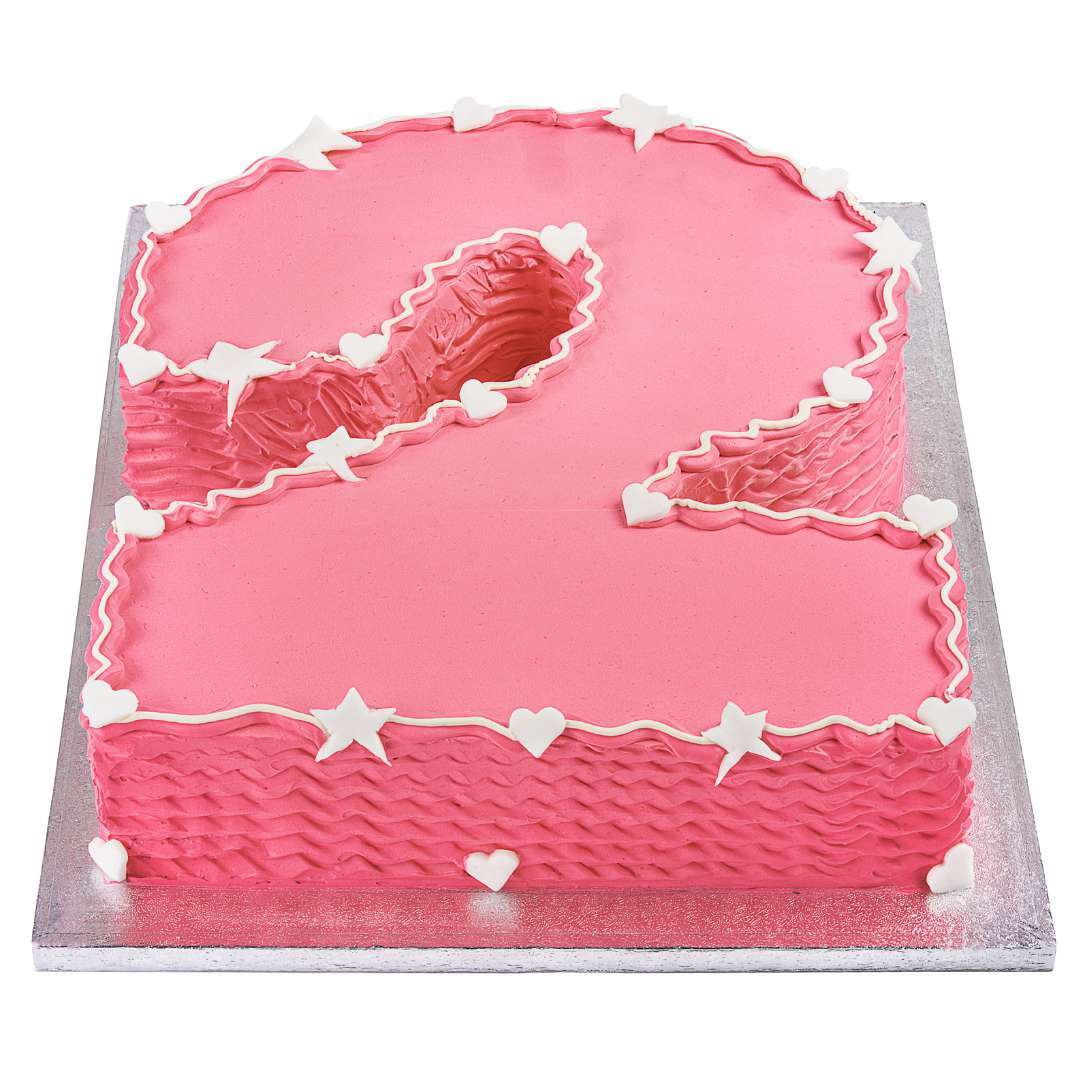 Pink Star Numerical Cake | Cakes & Bakes | Cake Delivery