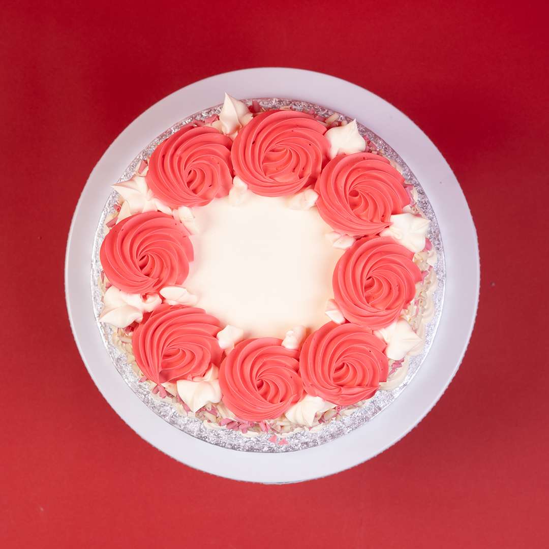 Pink Swirl Delight Cake
