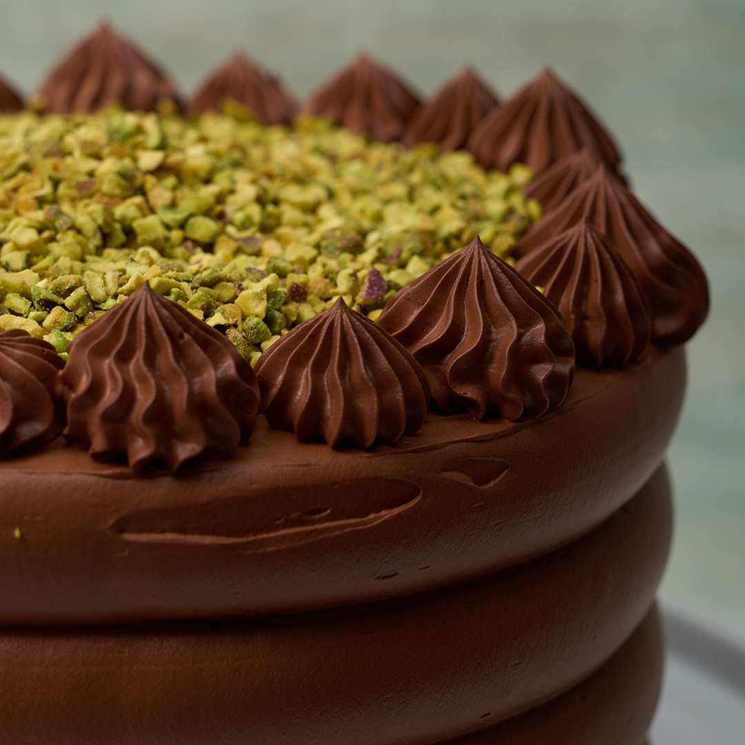 Pistachio Chocolate Cake