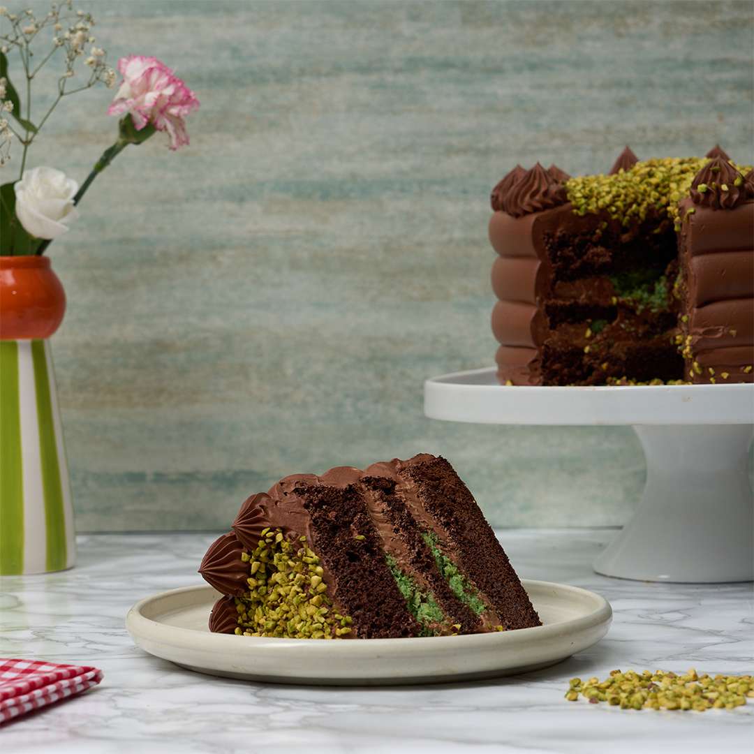 Pistachio Chocolate Cake