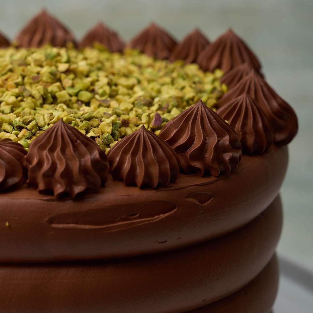 Pistachio Chocolate Cake