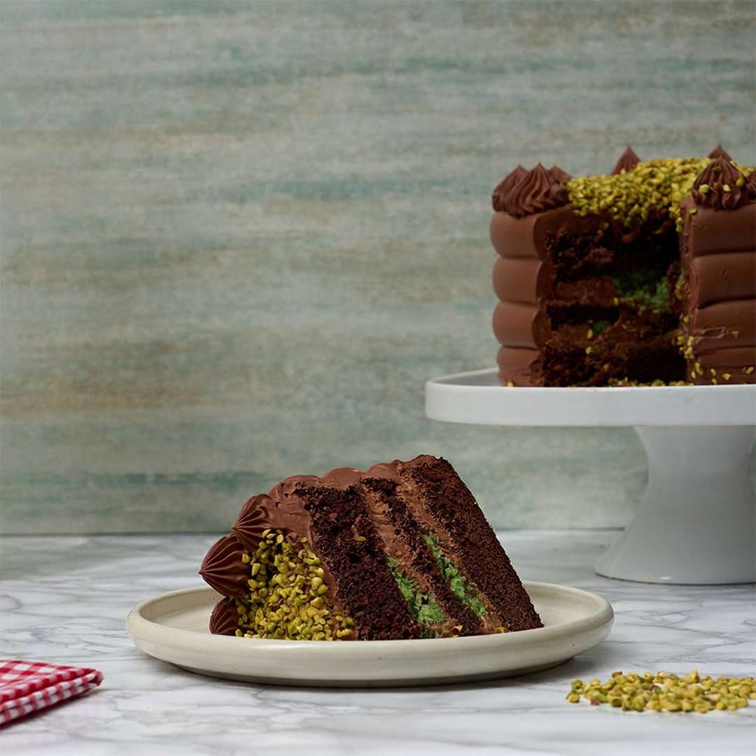 Pistachio Chocolate Cake