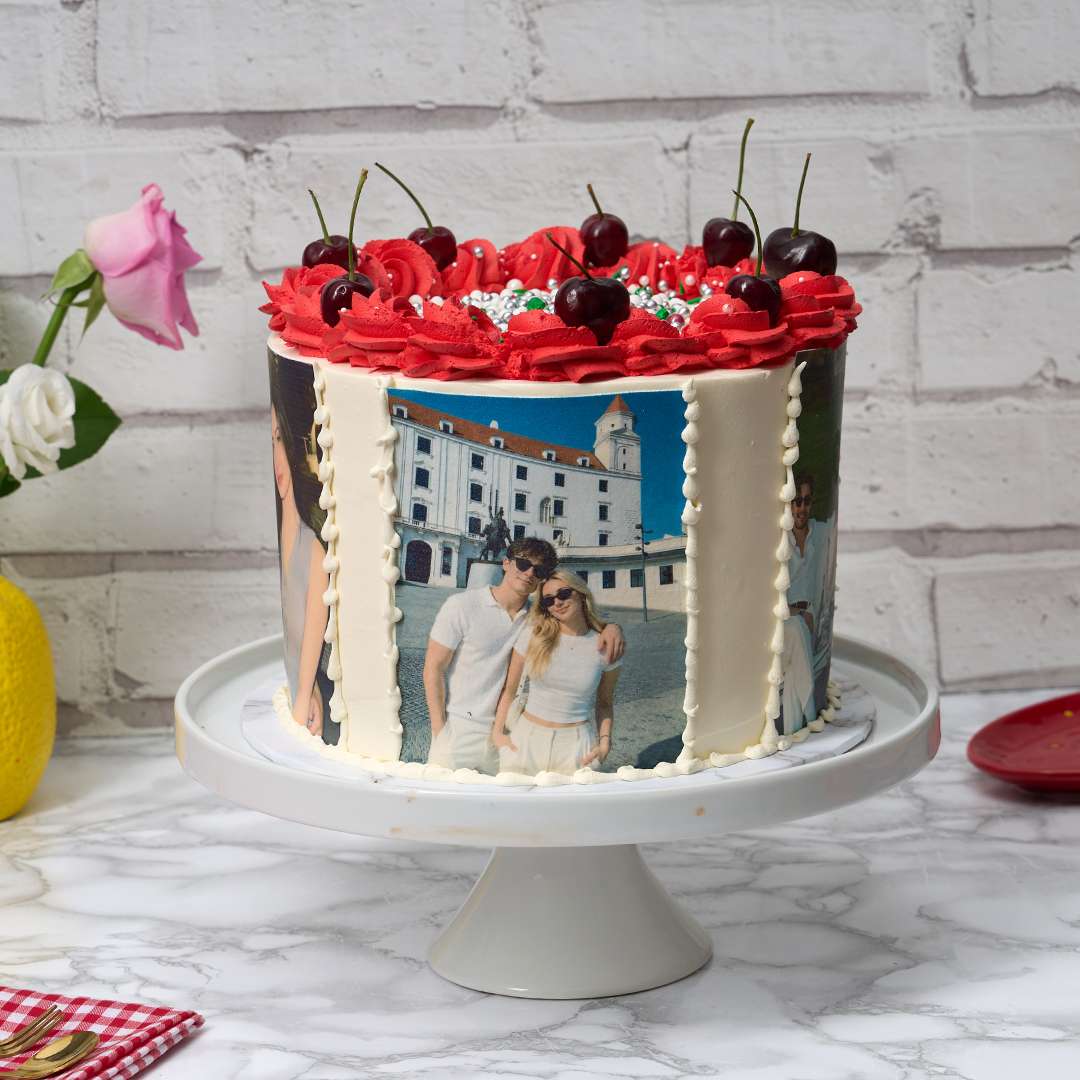 Polaroid Custom Photo Cake