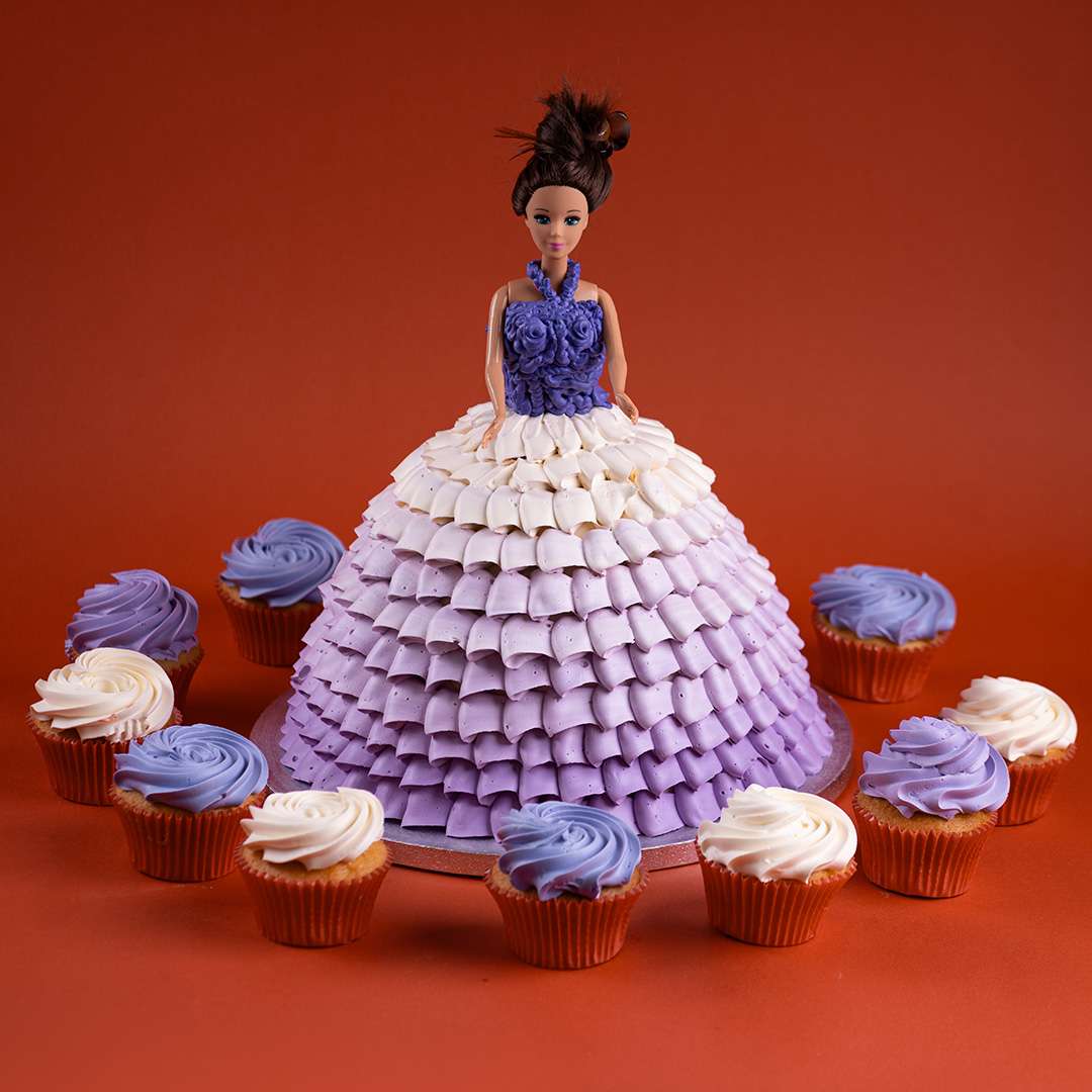 Princess Barbie Doll Cake