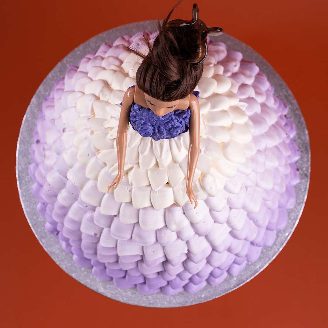 Princess Barbie Doll Cake