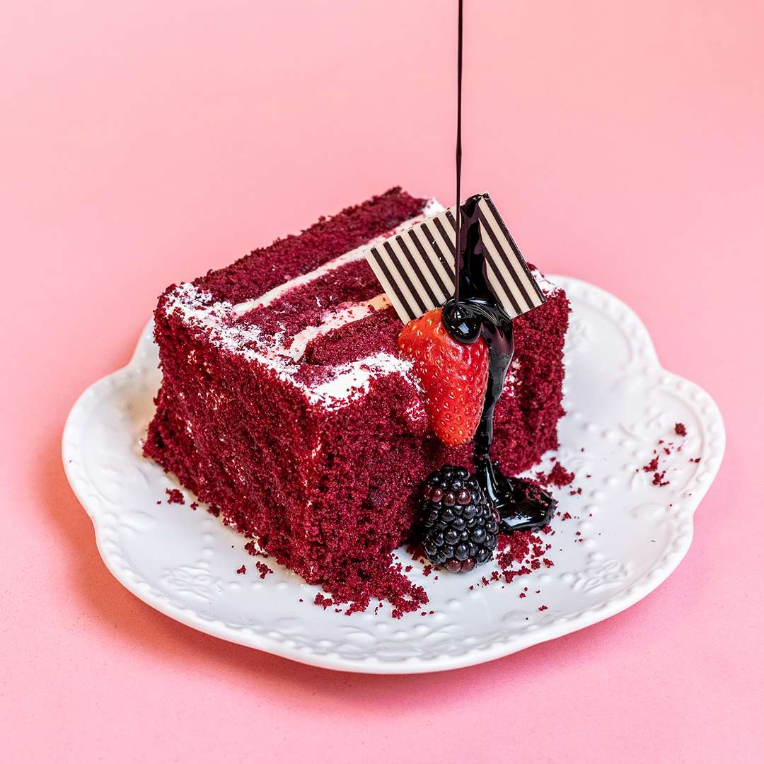 Red Velvet Cake Slice