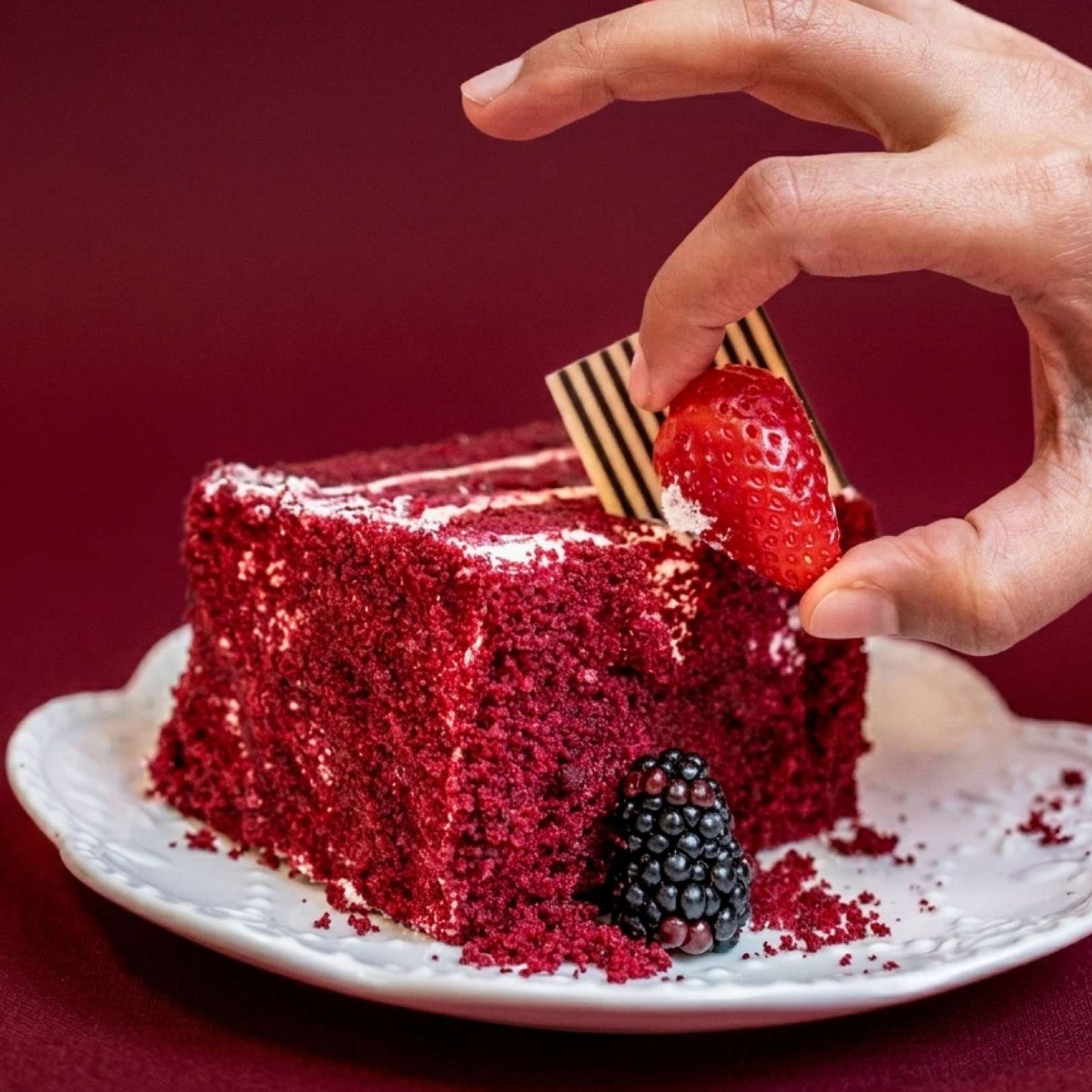 Red Velvet Cake Slices