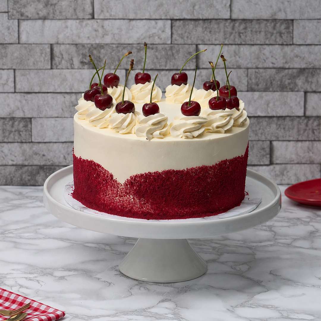 Red Velvet Forest Cake