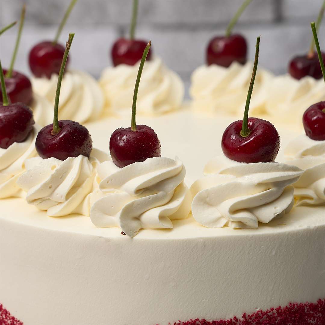 Red Velvet Forest Cake