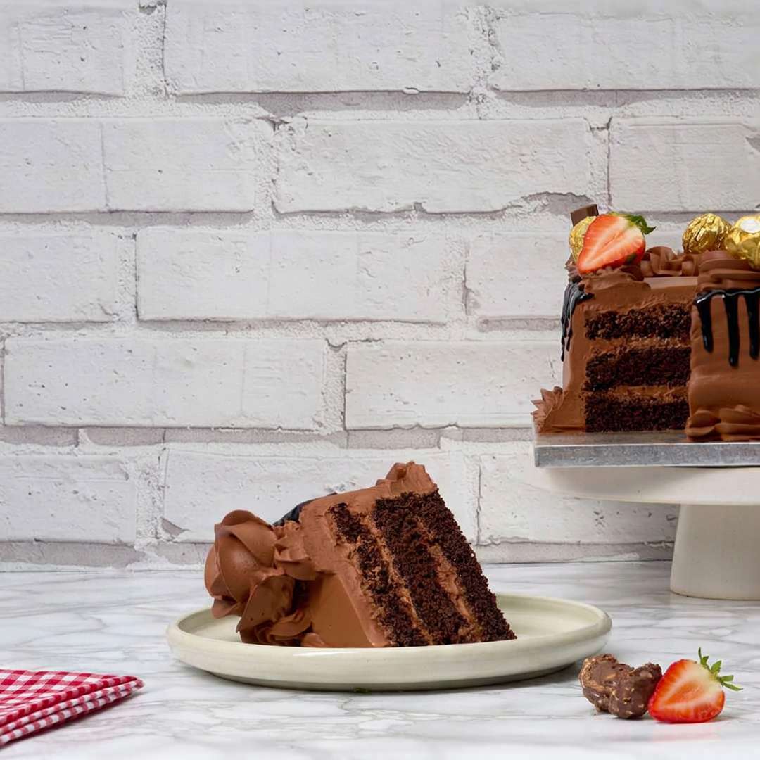 Rich Chocolate Square Cake