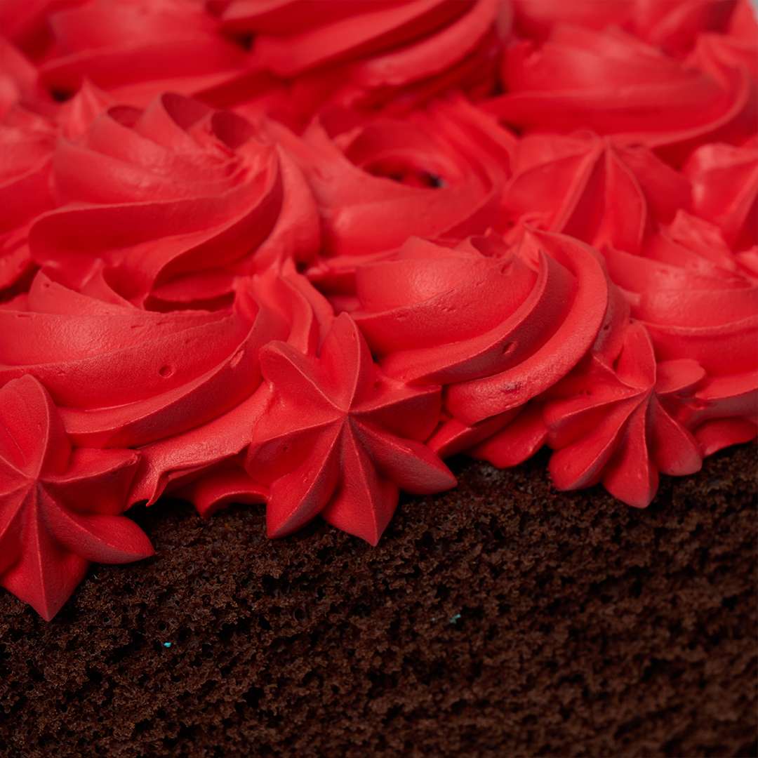 Semi Naked Valentine's Swirl Cake