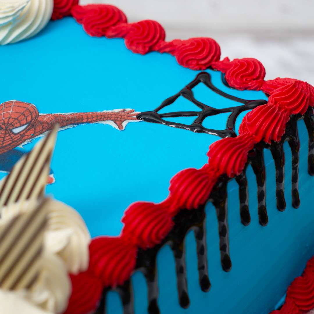 Spiderman Photo Cake