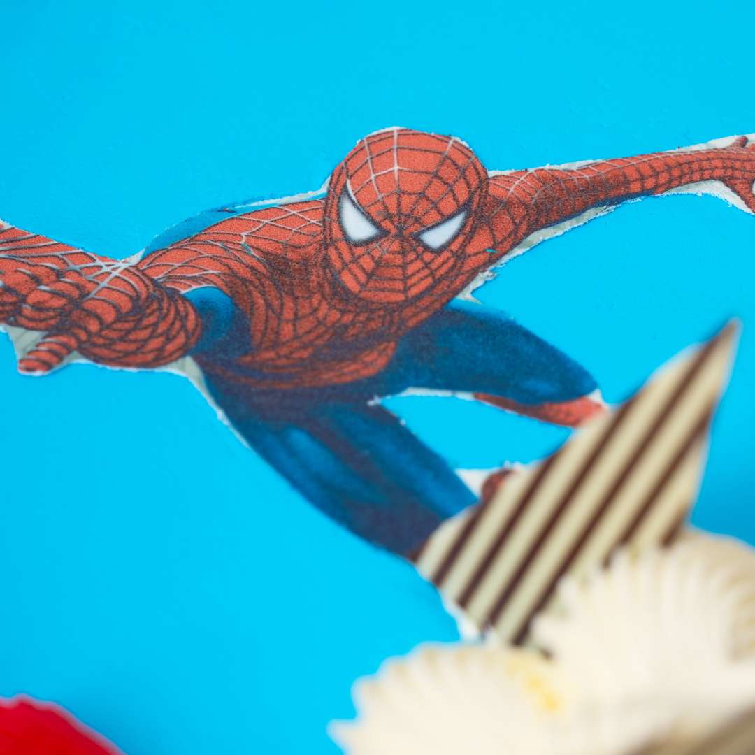 Spiderman Photo Cake