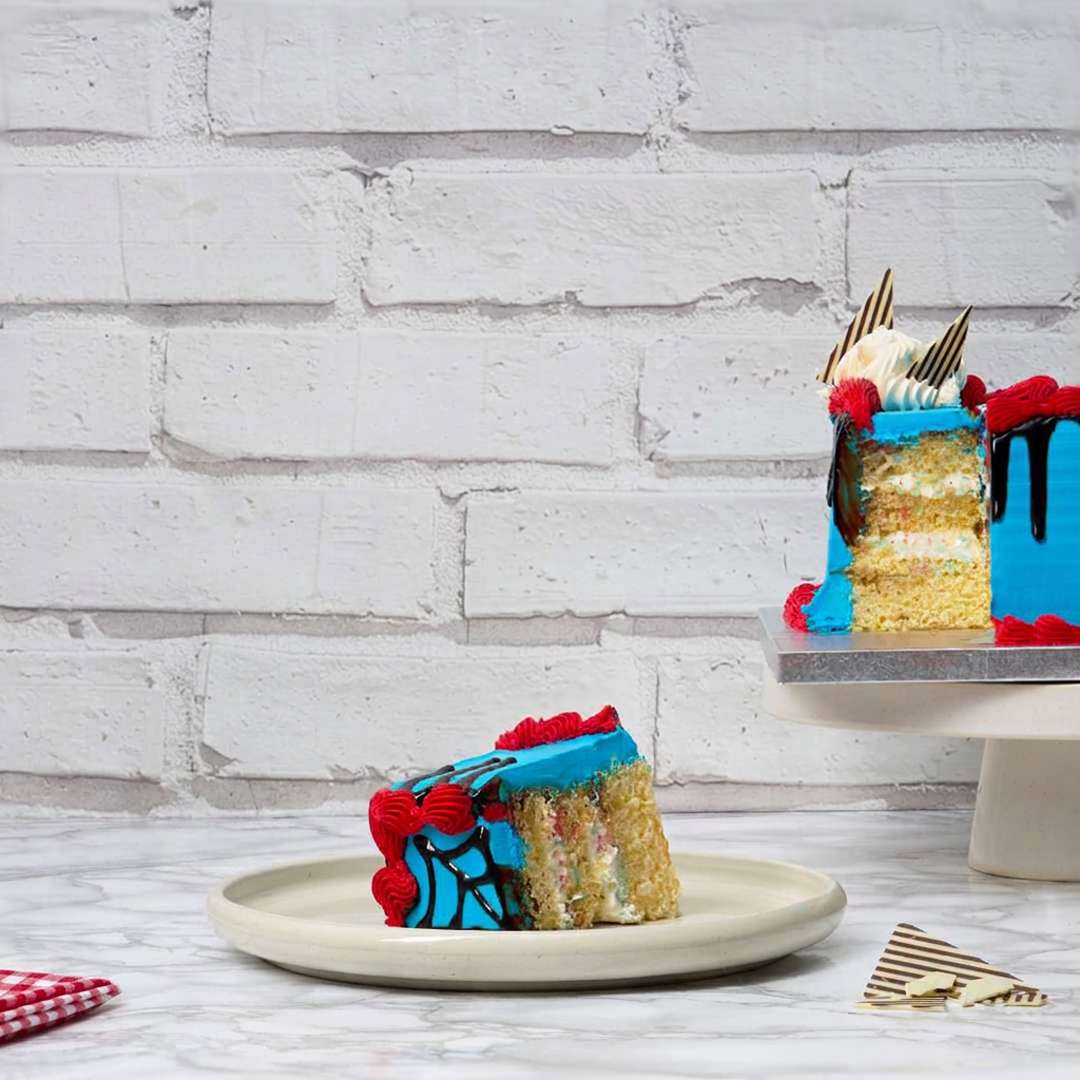 Spiderman Photo Cake
