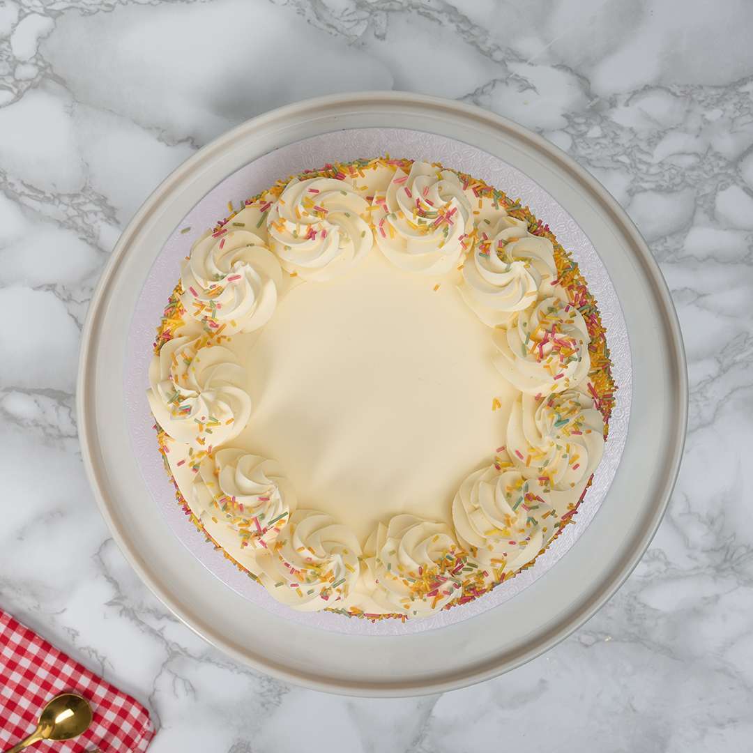 Sprinkles Vanilla cake