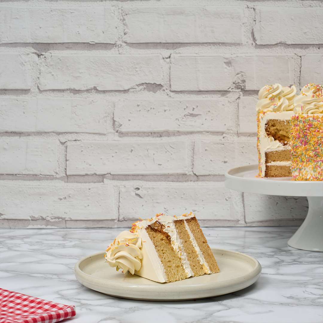 Sprinkles Vanilla cake