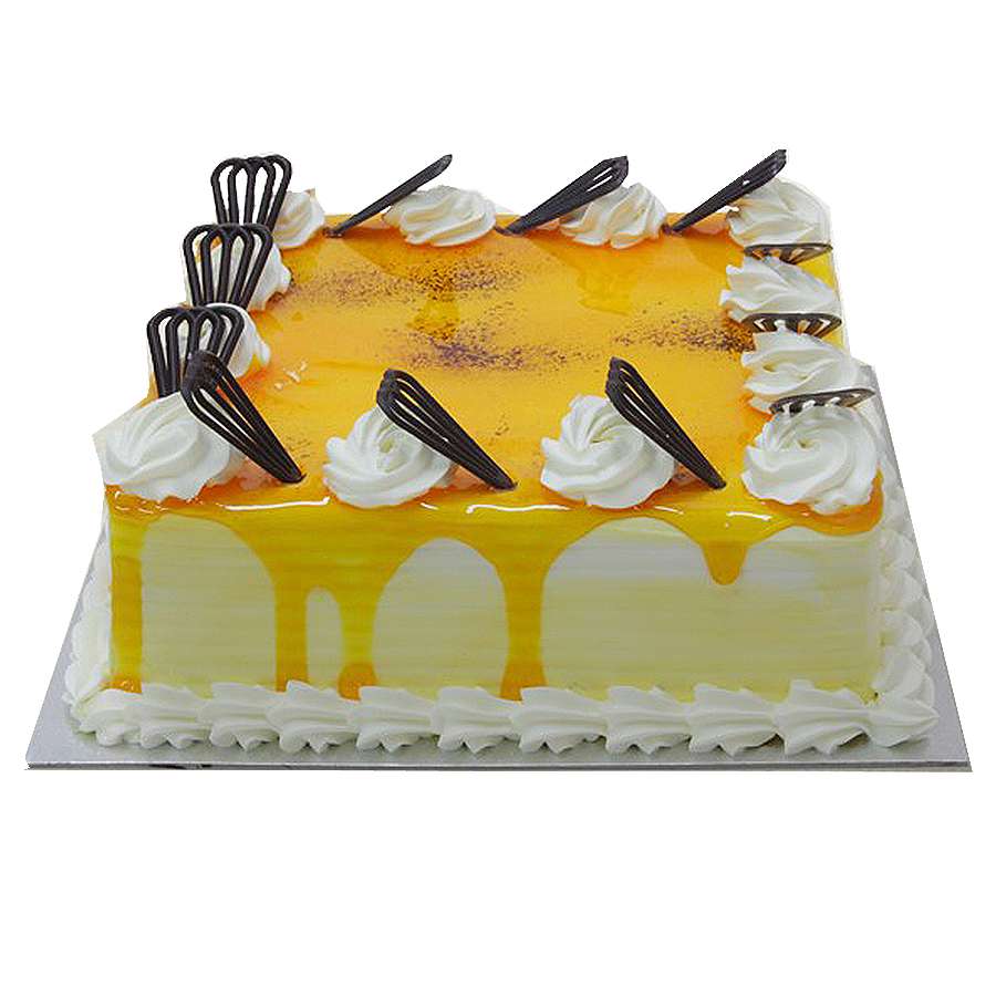 Square Mango Cake | Cakes & Bakes | Cake Delivery