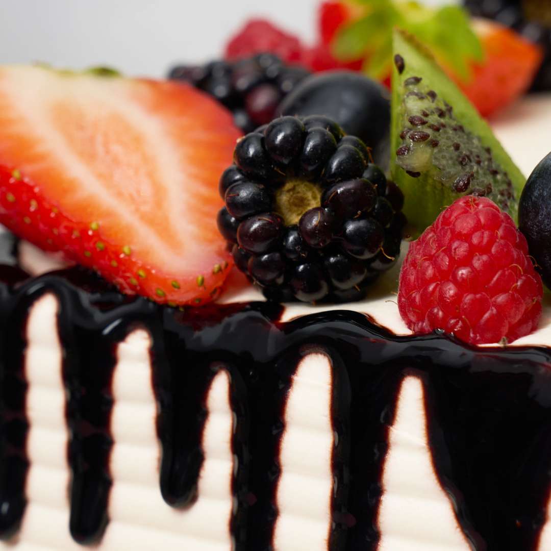Square Mixed Fruit Cake