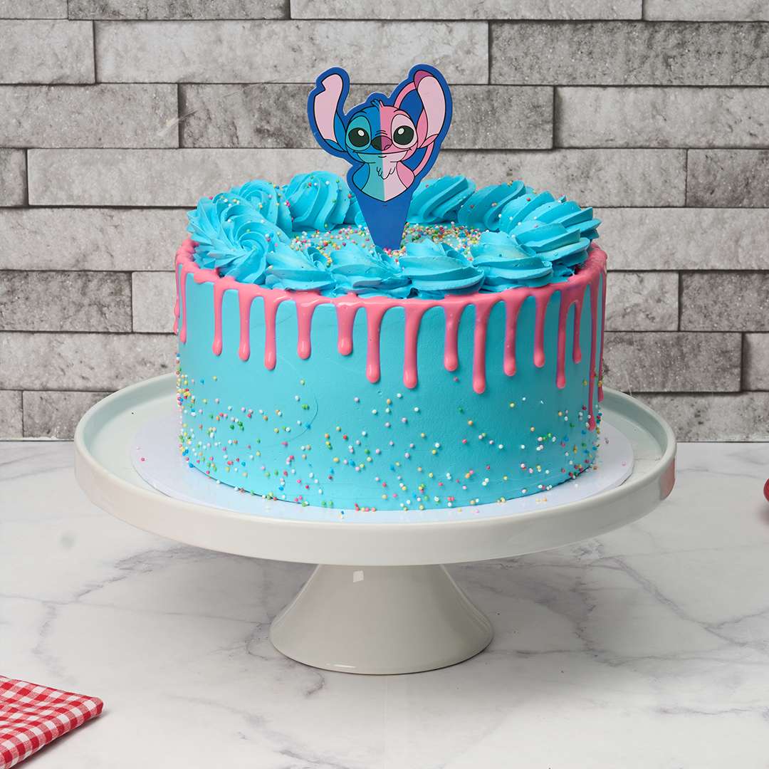 Stitch's Sweet Surprise Cake