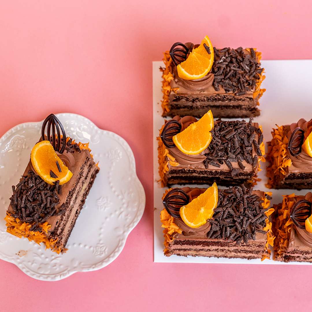 Tangy Truffle Cake Slice