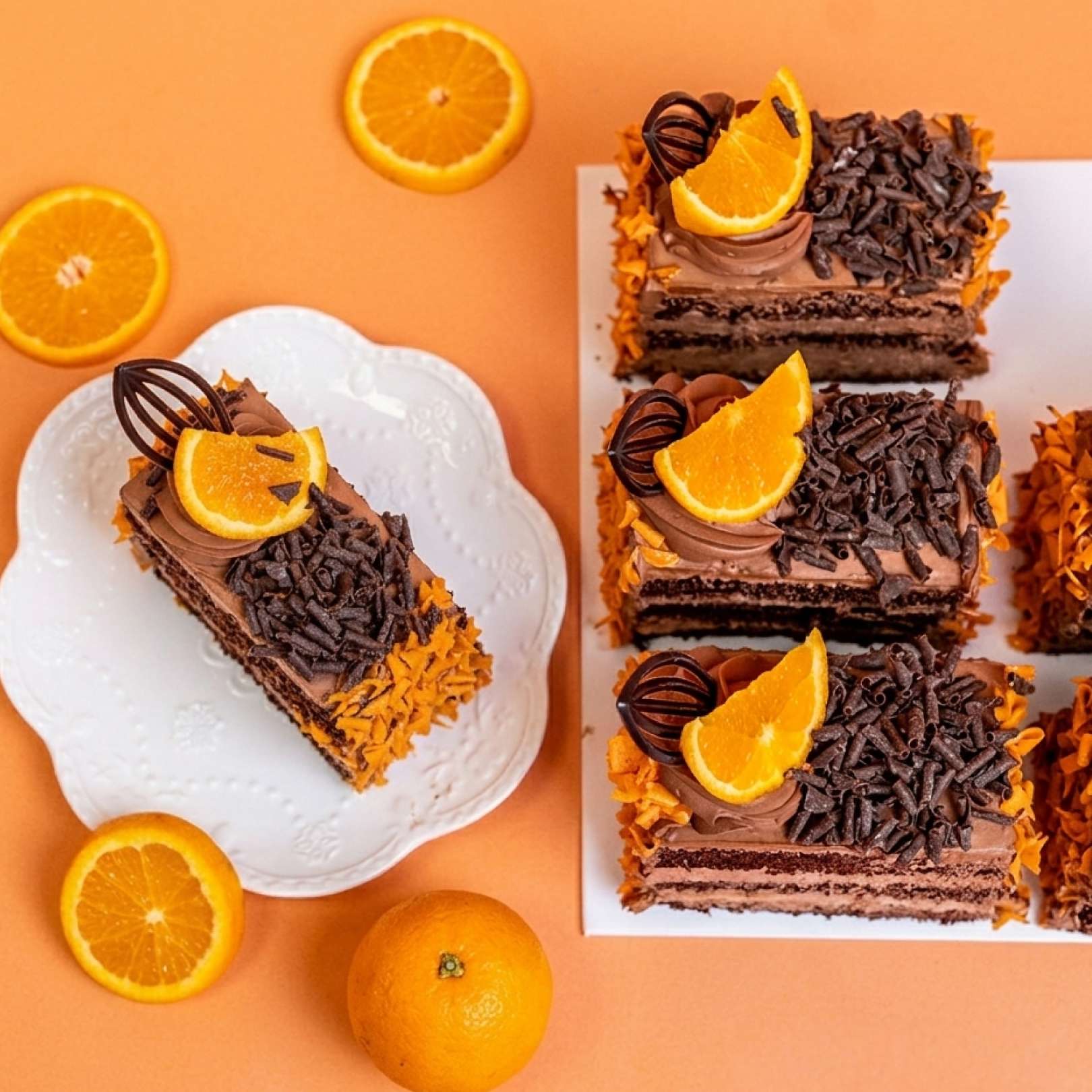 Tangy Truffle Cake Slice