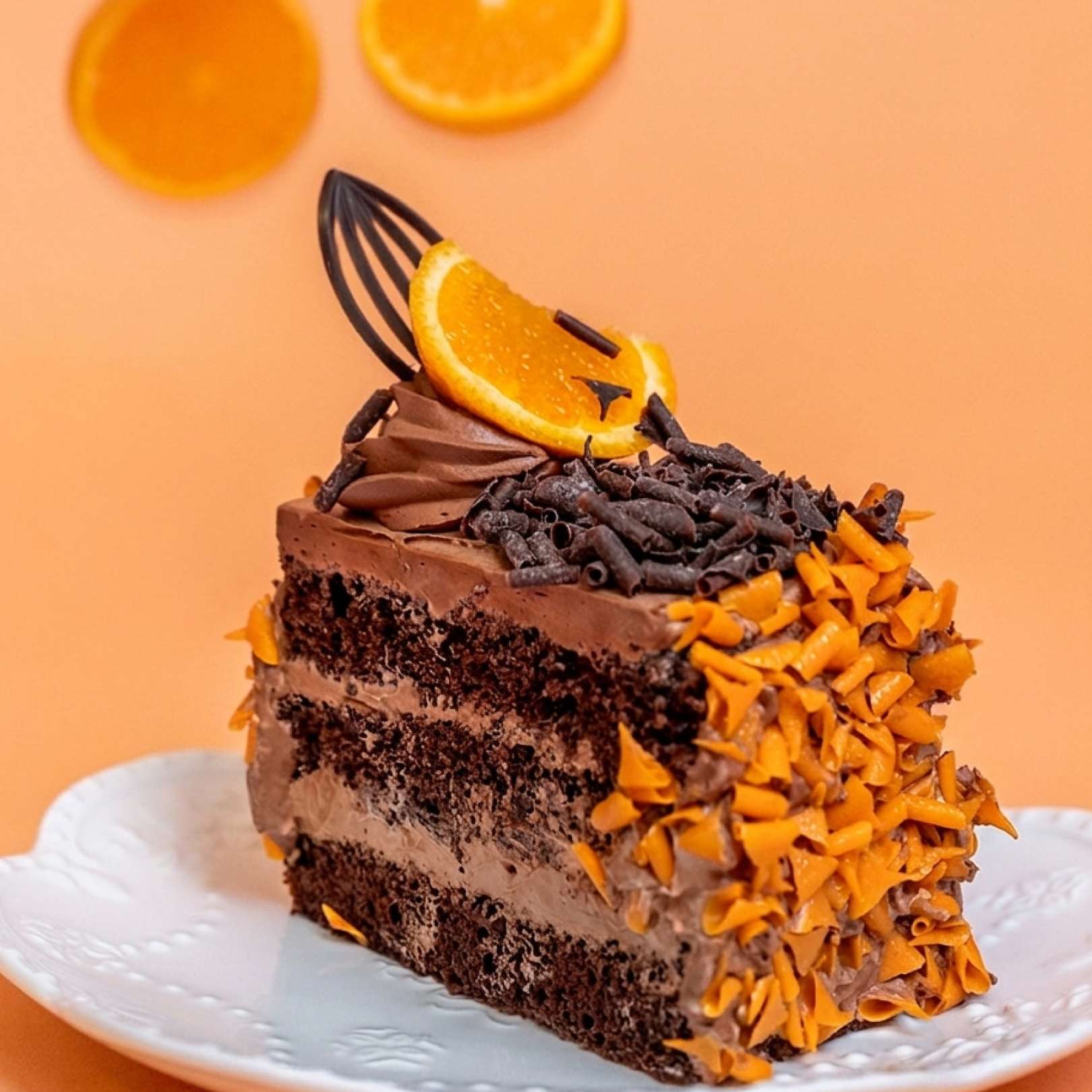 Tangy Truffle Cake Slice