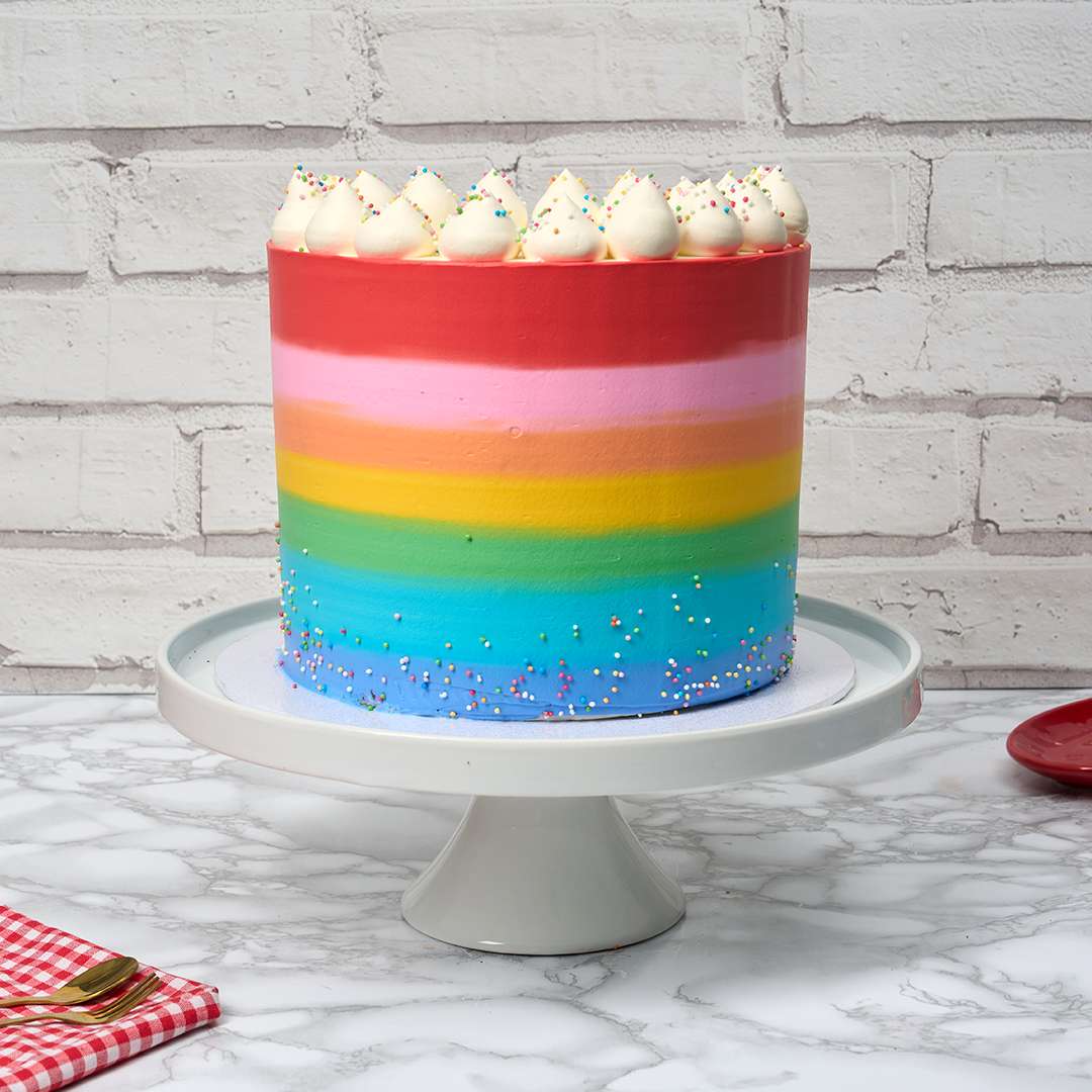 Vanilla Rainbow Cake