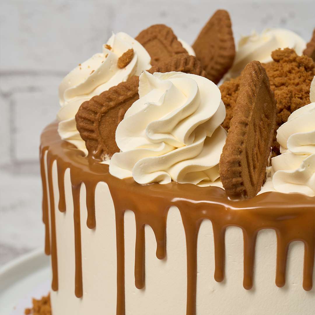 Vegan Lotus Biscoff Cake