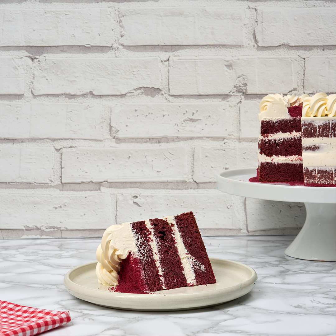Vegan red velvet cake