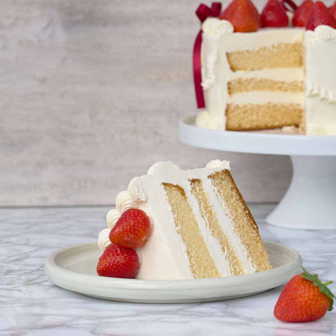 Vintage Berry Cake