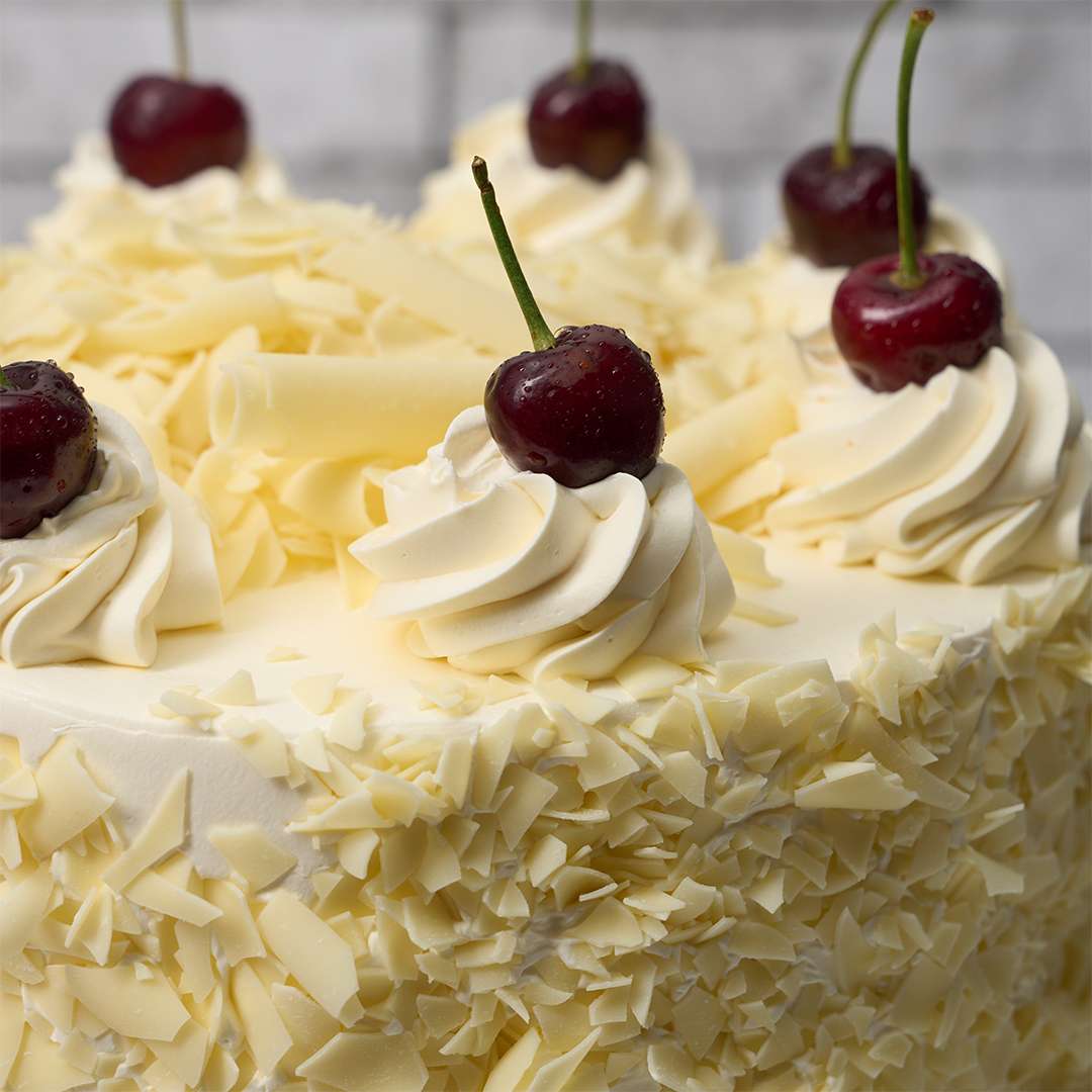 White Forest Cake