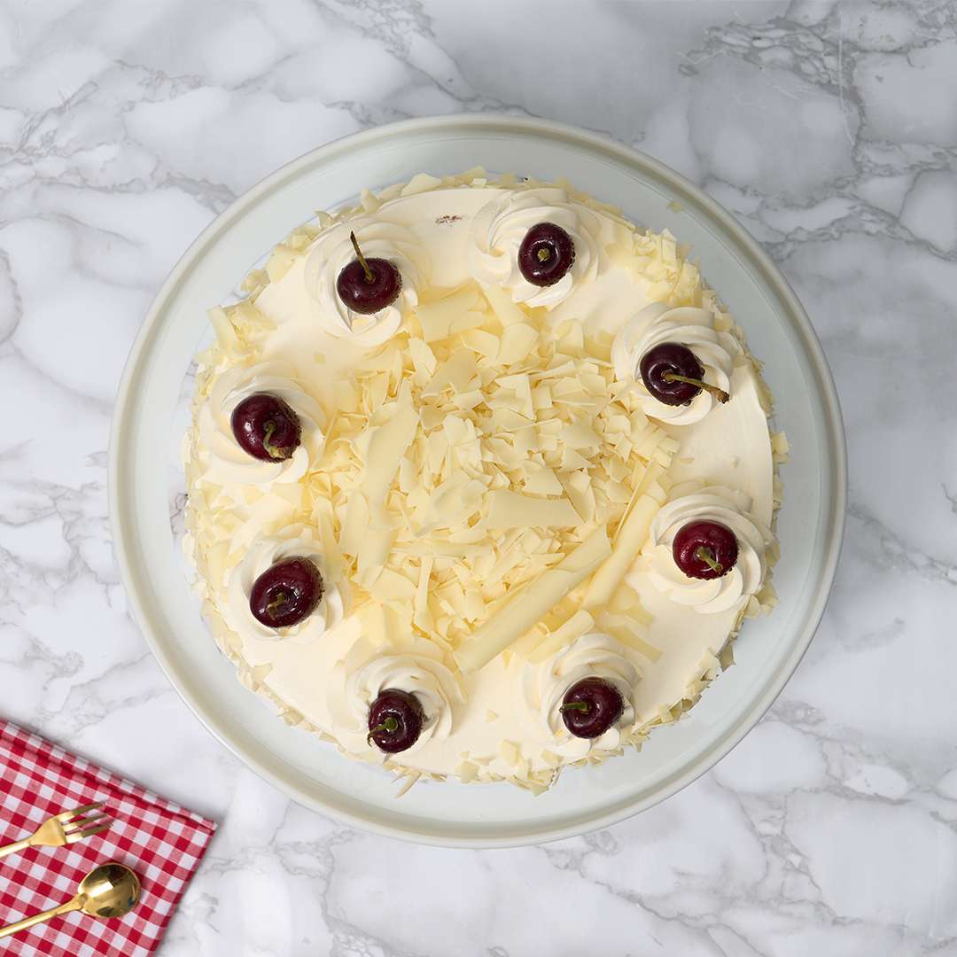 White Forest Cake