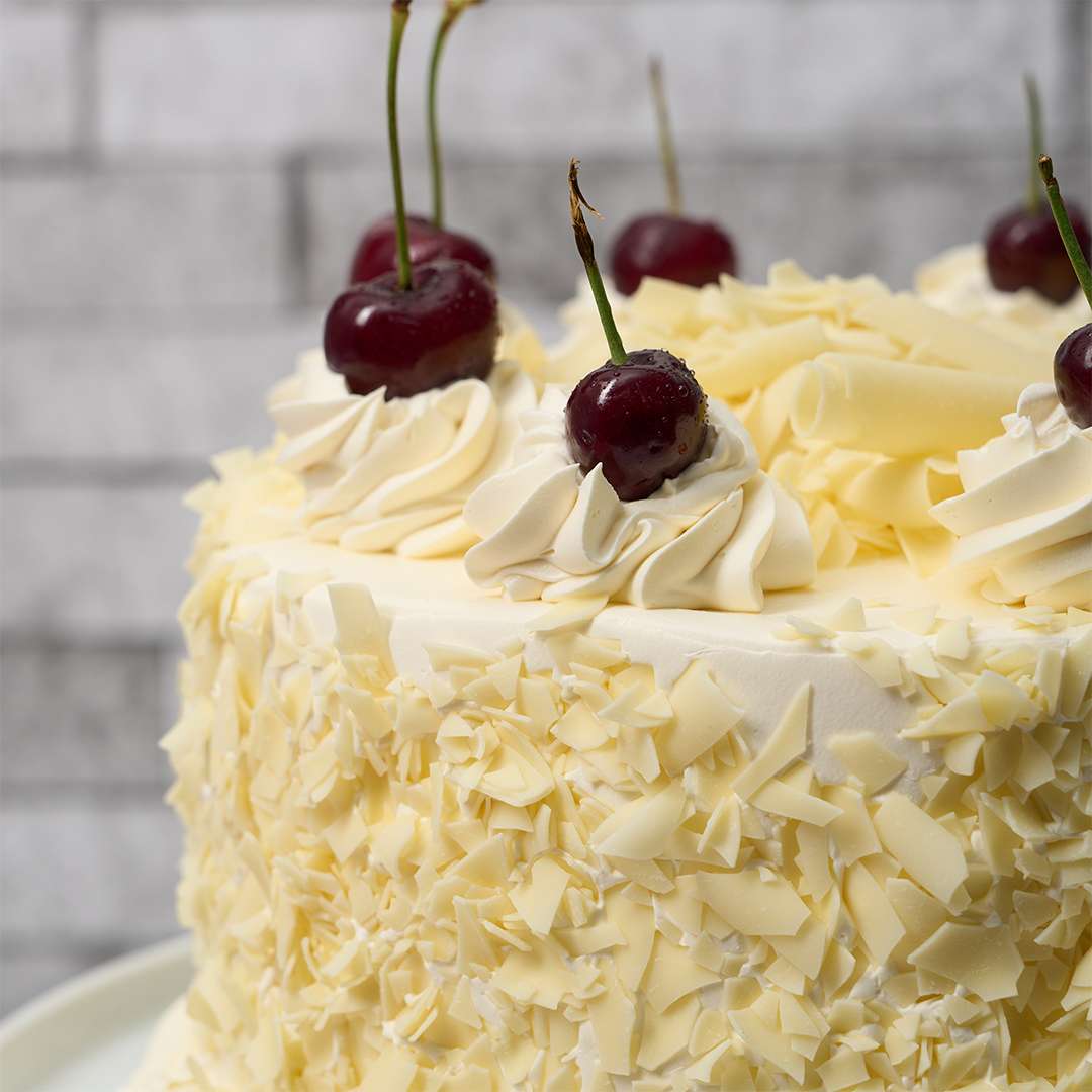 White Forest Cake
