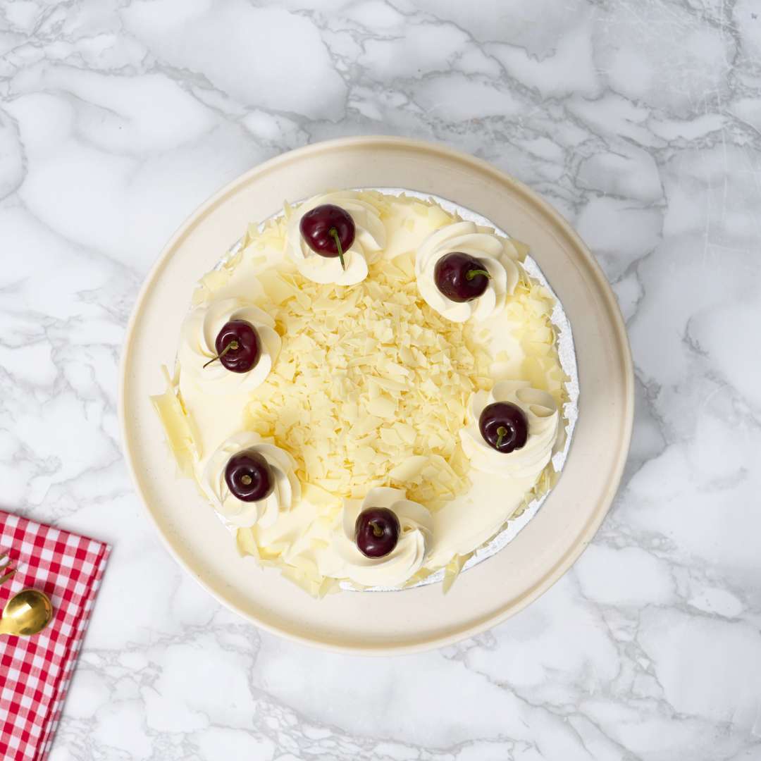 White Forest Cake