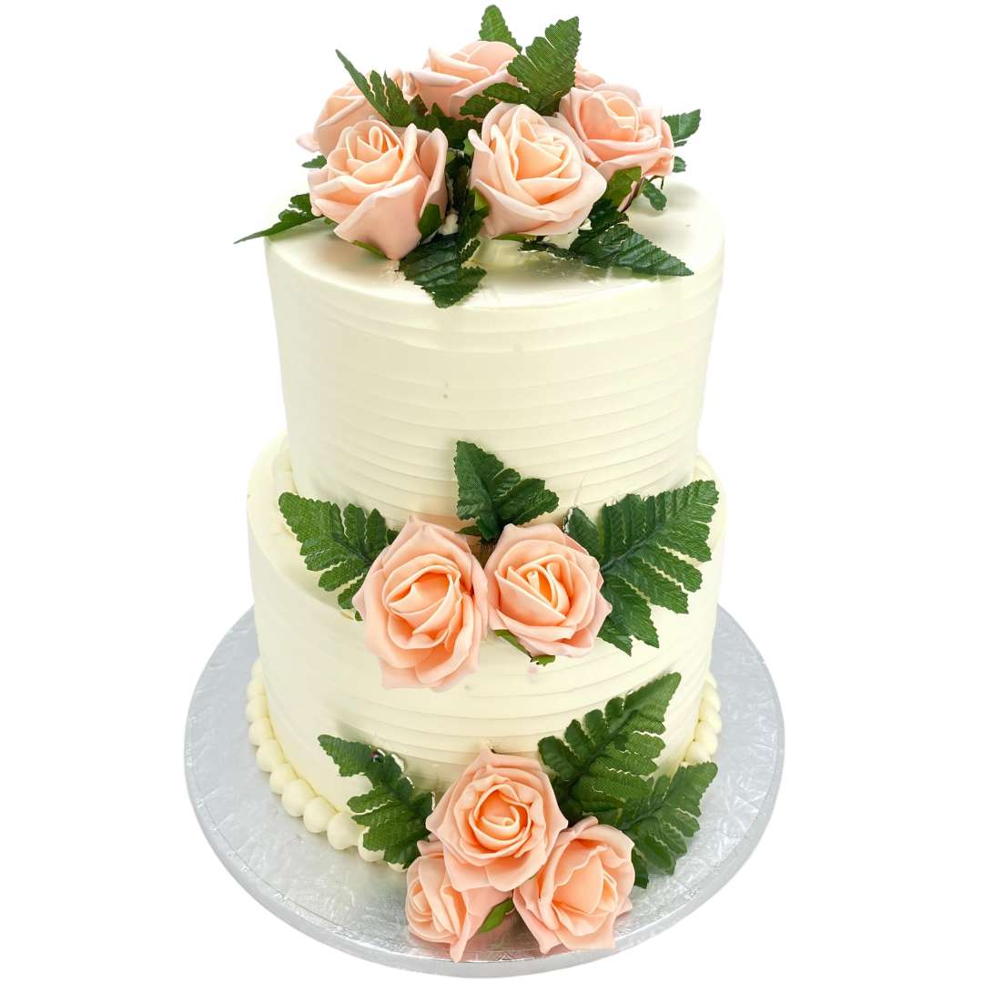 White Palace Rose Tier Cake
